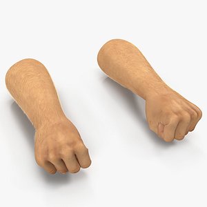 3d man hands 2 fur