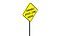 Road sign W3-5b