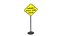 Road sign W3-5b