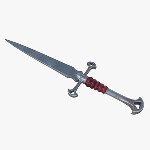 3D dagger model