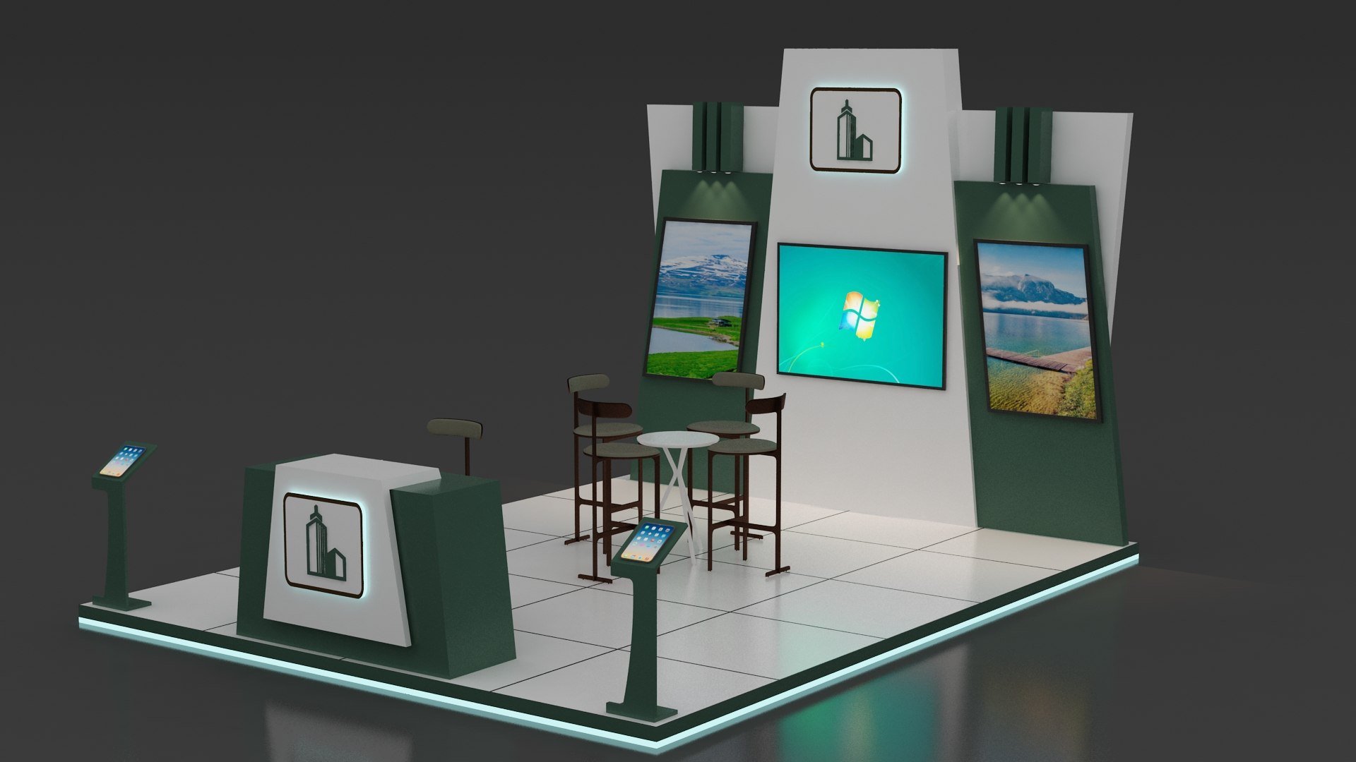 3D 5x4 meter exhibition booth idea https://p.turbosquid.com/ts-thumb/sM/2voNeW/3n/view_3/jpg/1722518710/1920x1080/fit_q87/a07f1353e3987dbc4405f65e0403ec951a01f1ab/view_3.jpg