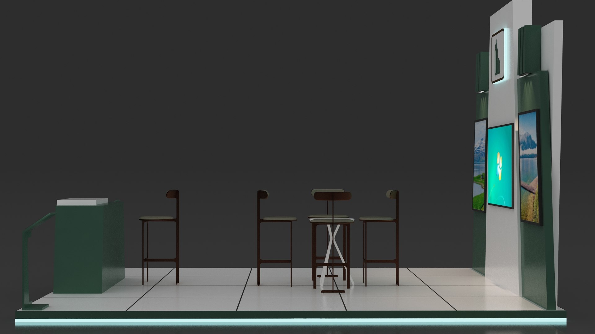 3D 5x4 meter exhibition booth idea https://p.turbosquid.com/ts-thumb/sM/2voNeW/JK/view_4/jpg/1722518711/1920x1080/fit_q87/4d557ee13a494f012767377c18b8c90f05cb5571/view_4.jpg