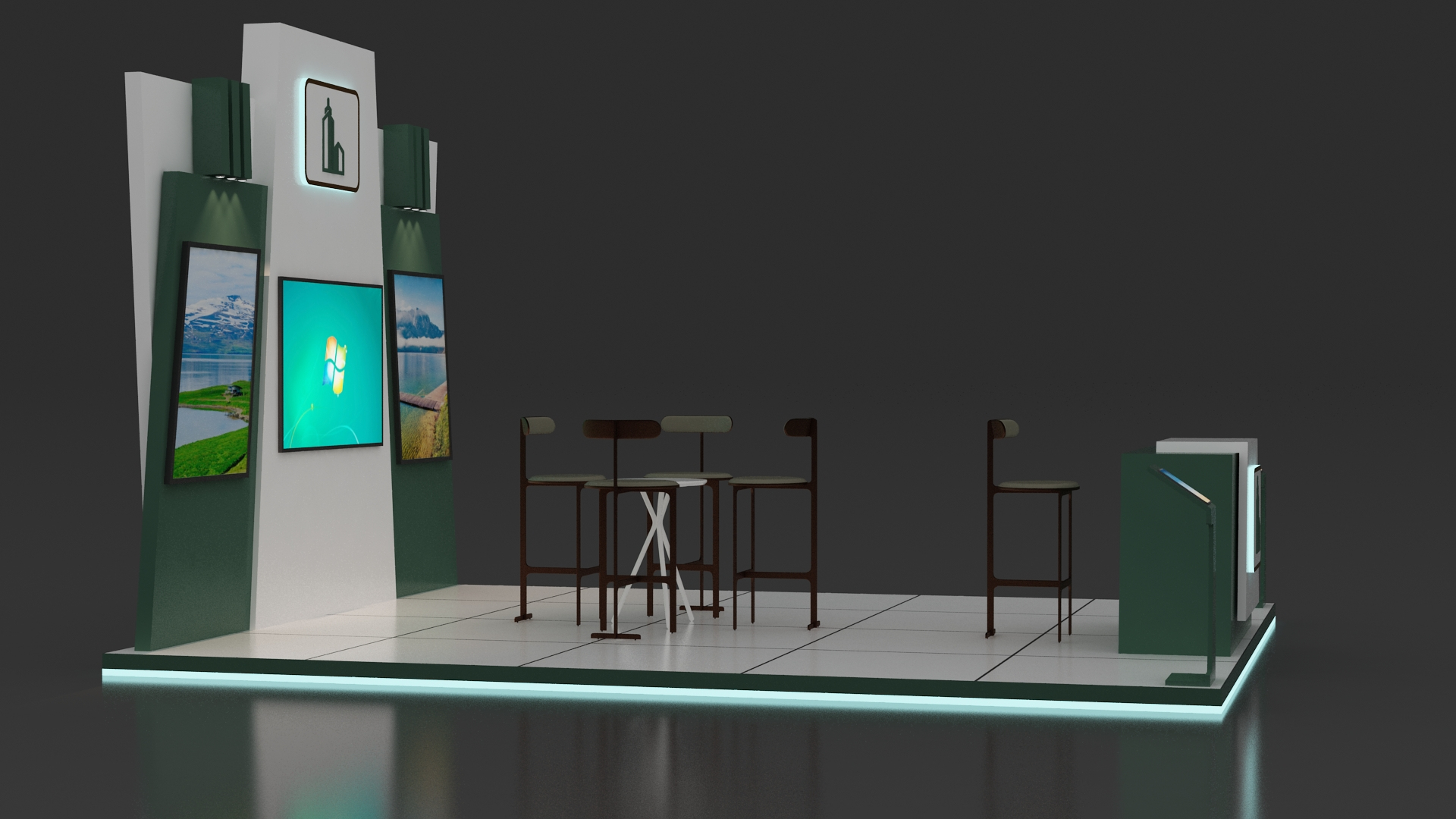 3D 5x4 meter exhibition booth idea https://p.turbosquid.com/ts-thumb/sM/2voNeW/yz/view/jpg/1722518780/1920x1080/turn_fit_q99/7f2c8836df1ba8cecc2bdfc703af2f5f2cf192e2/view-1.jpg