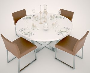 person dinning table chair 3D