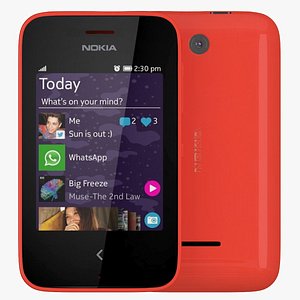 Nokia Asha 230 Bright Red