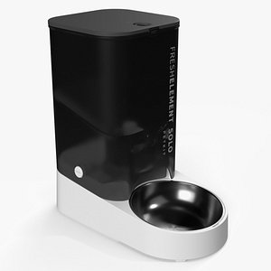 PETKIT SOLO Automatic Pet Food Dispenser Black 3D