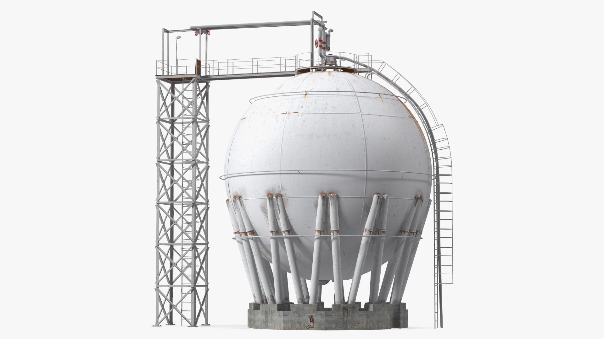 Oil Tank 3D model preview