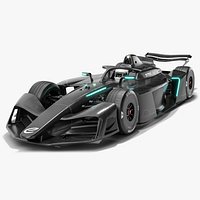 GEN4 Formula E 2026-2027 Race Car Carbon