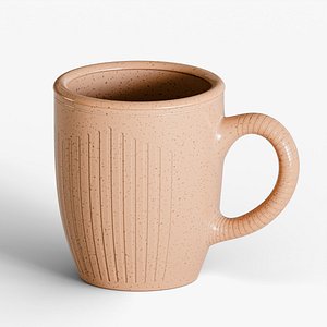 Speckled Ceramic Coffee Mug  PBR  Procedural Sub D Ready 3D model