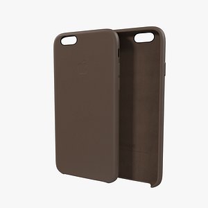 iphone 6 leather case 3d model