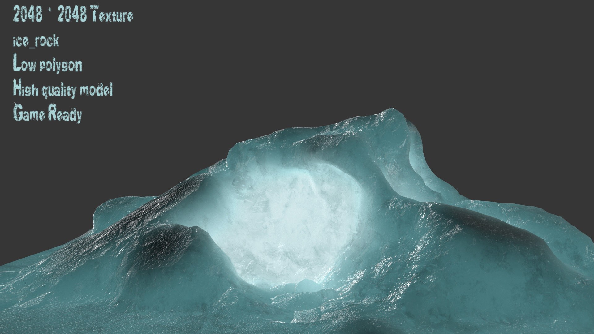 Ice snow 3D model - TurboSquid 1161351