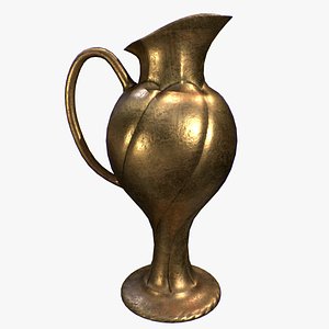 3D Antique Bronze Vase