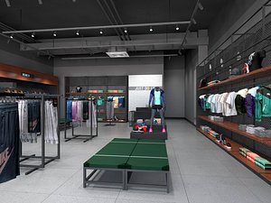 3D Sports Store Interior model