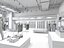 3D Sports Store Interior model