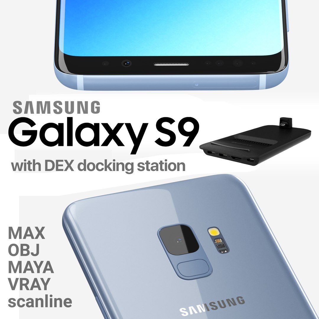 Samsung galaxy s9 dex 3D model - TurboSquid 1258816