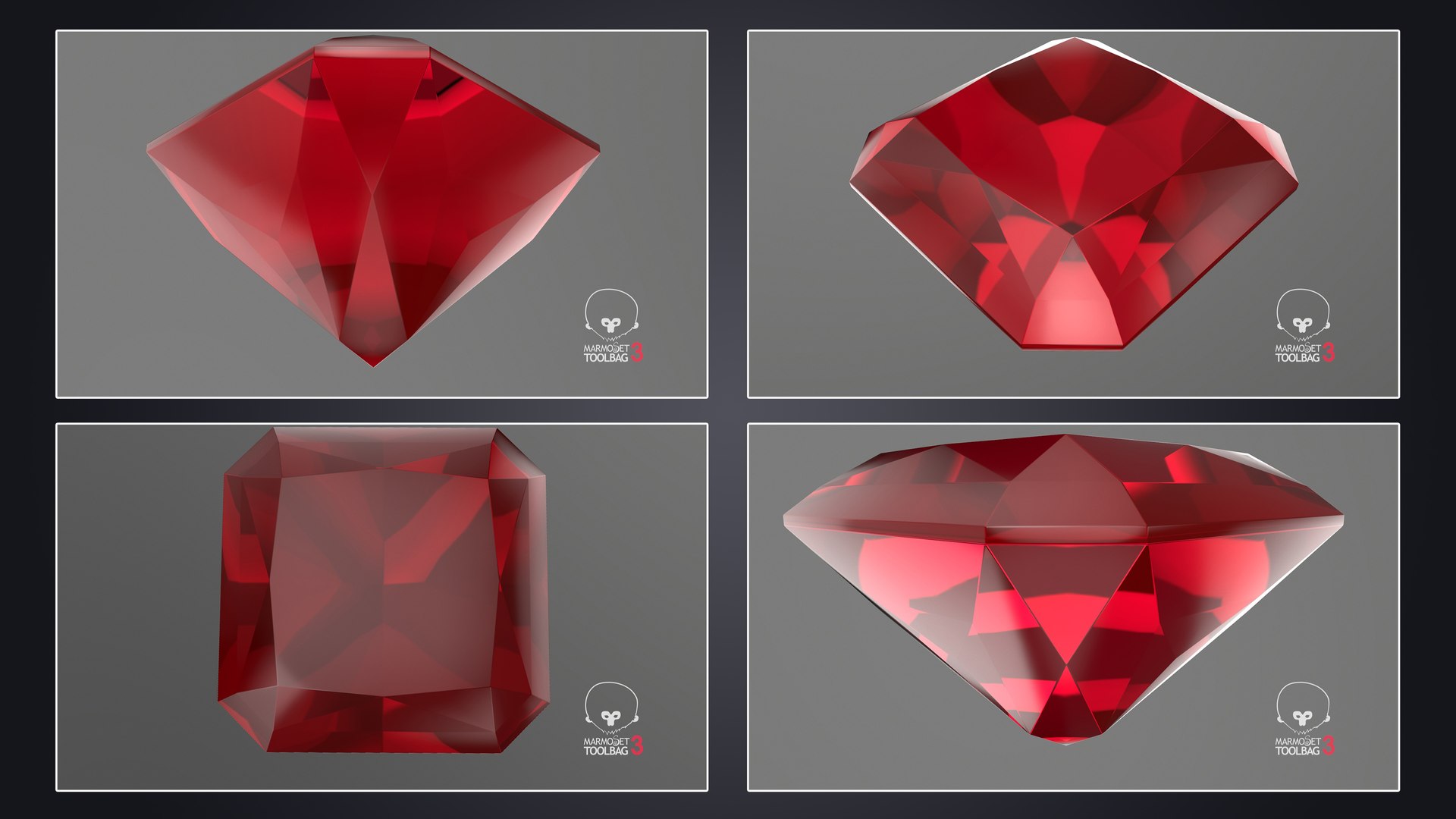 3D Ruby Stone Collection model https://p.turbosquid.com/ts-thumb/sM/oOk3jT/Do/radiantcutruby_pbr/jpg/1719118505/1920x1080/fit_q87/a4425d3d393ad8a24aaaddcb657681f81728af4a/radiantcutruby_pbr.jpg