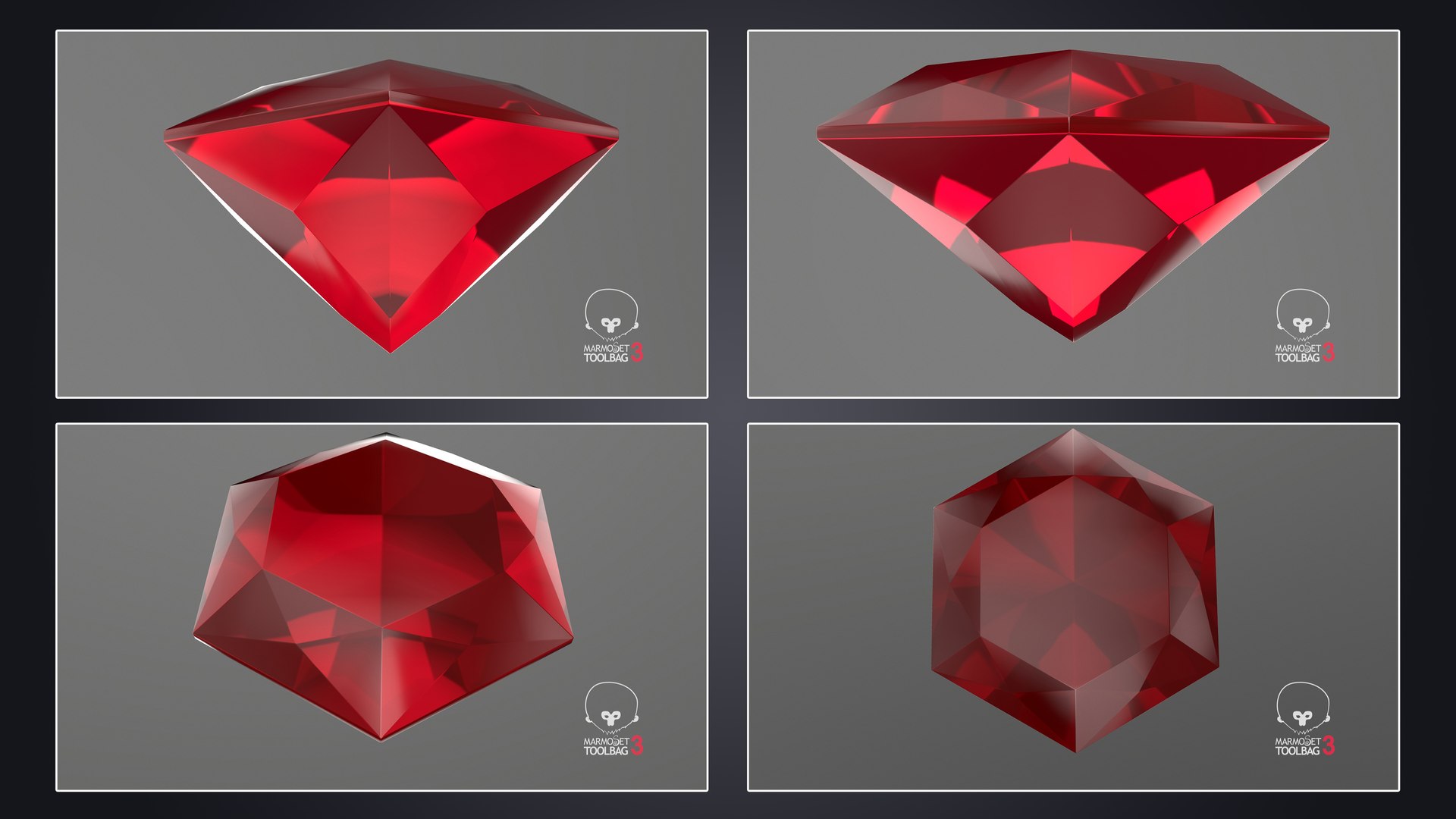 3D Ruby Stone Collection model https://p.turbosquid.com/ts-thumb/sM/oOk3jT/YA/firerosehexagoncutruby_pbr/jpg/1719117617/1920x1080/fit_q87/a0d9248f39c1e9ef51479a29862a3cc5752e2de1/firerosehexagoncutruby_pbr.jpg
