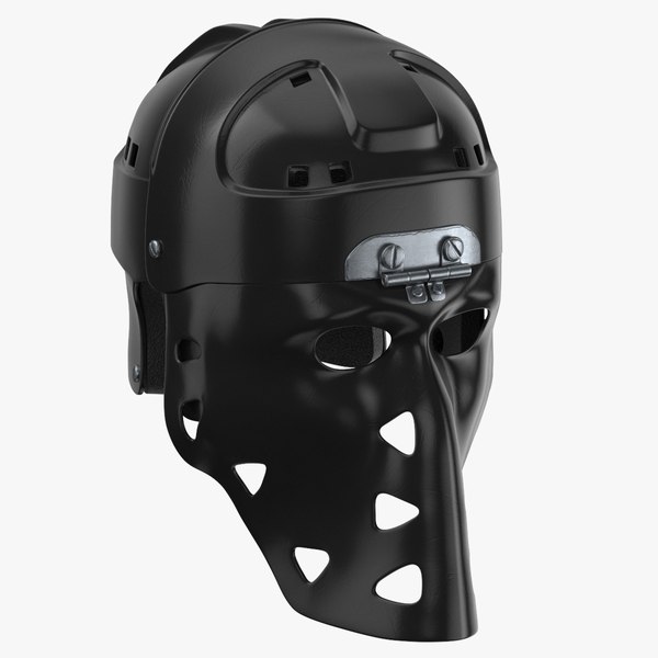 mike liut goalie mask 3D model