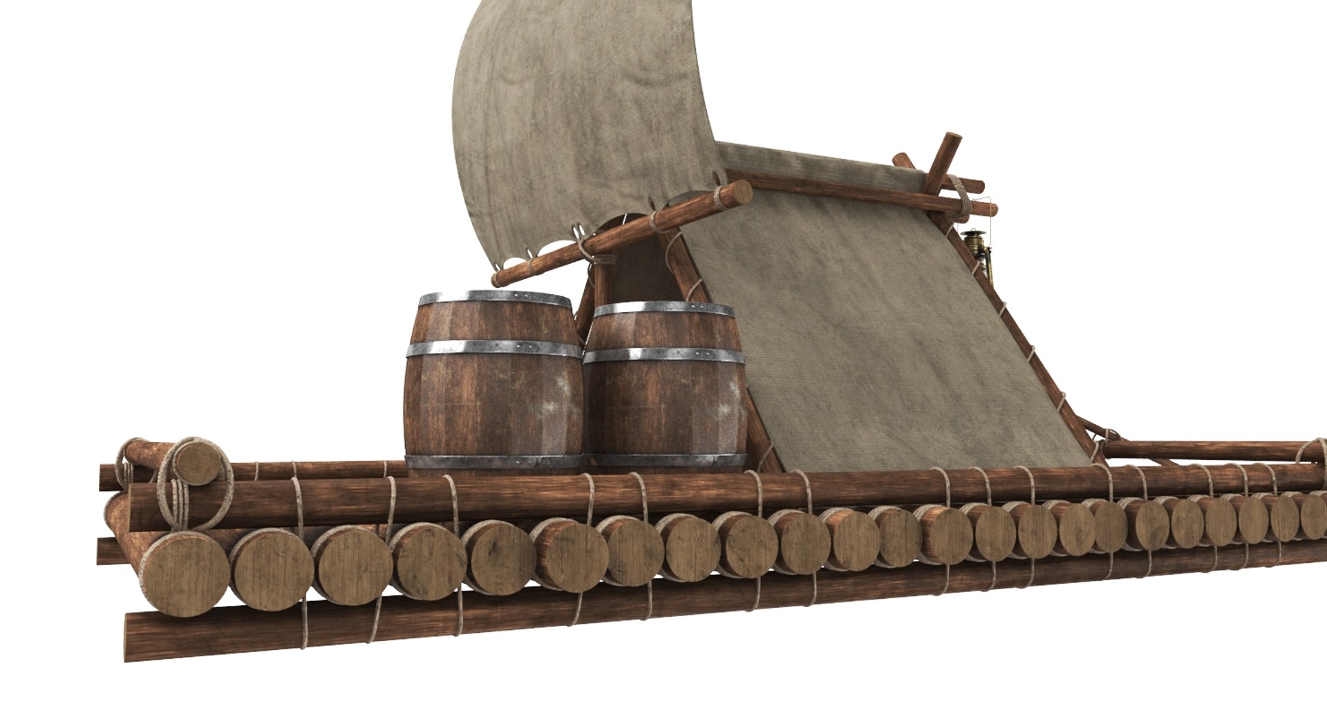 Real Raft 3D Model - TurboSquid 1400074