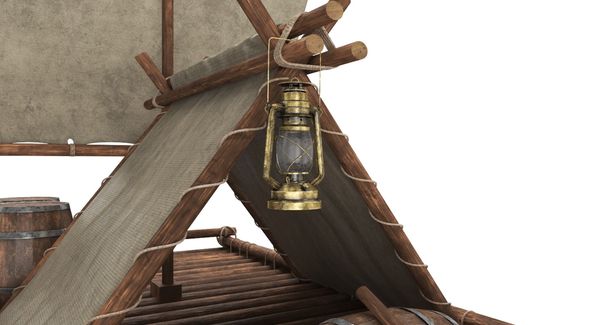 Real Raft 3D Model - TurboSquid 1400074