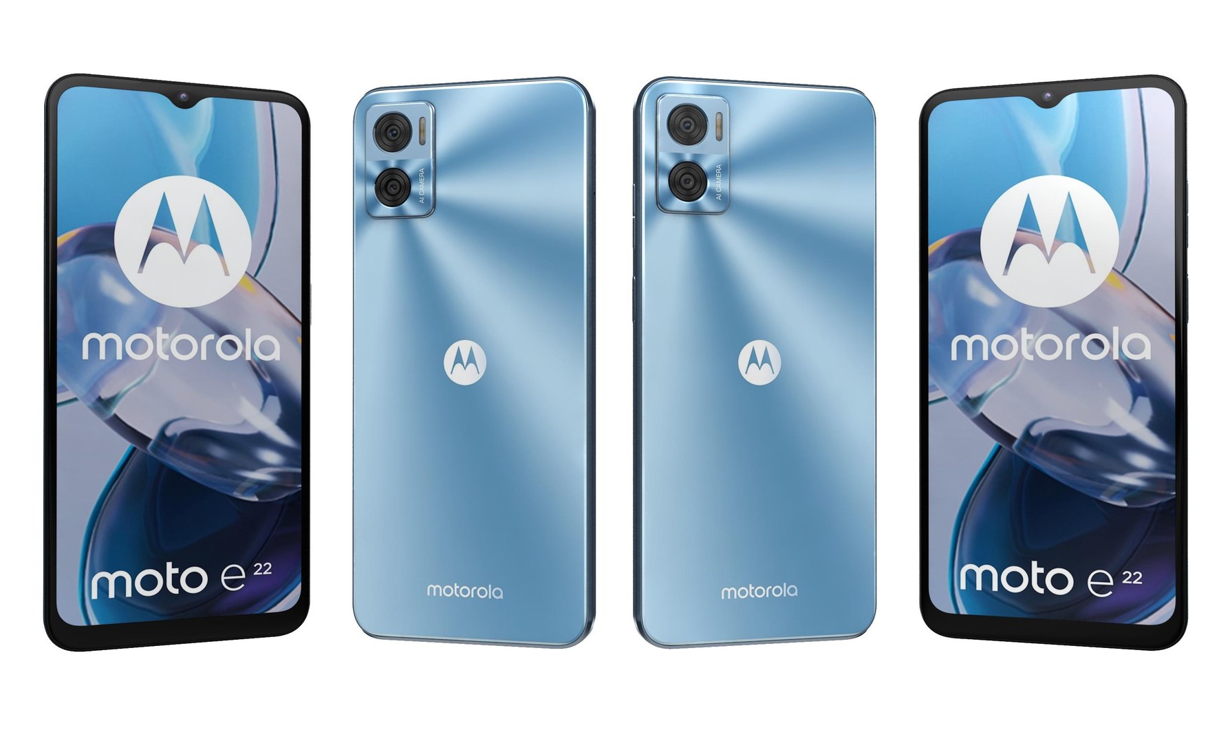 3D Motorola Moto E22 Blue - TurboSquid 1964476
