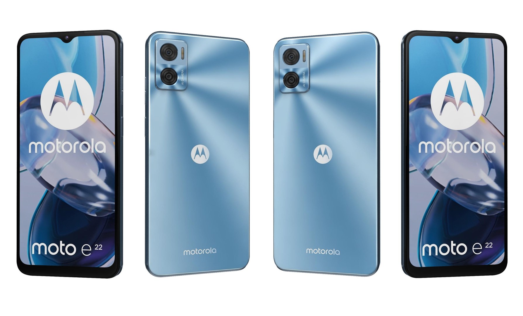 3D Motorola Moto E22 Blue - TurboSquid 1964476