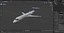 3D Bombardier CRJ550 Regional Jet United Express model