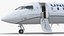3D Bombardier CRJ550 Regional Jet United Express model