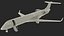 3D Bombardier CRJ550 Regional Jet United Express model