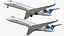 3D Bombardier CRJ550 Regional Jet United Express model