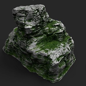 Mossy Cliff Rock 23-6 model