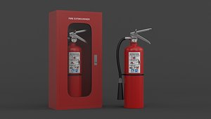 3D Fire Extinguisher model