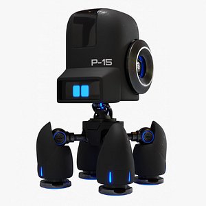 3D Cute Robot Spider Back