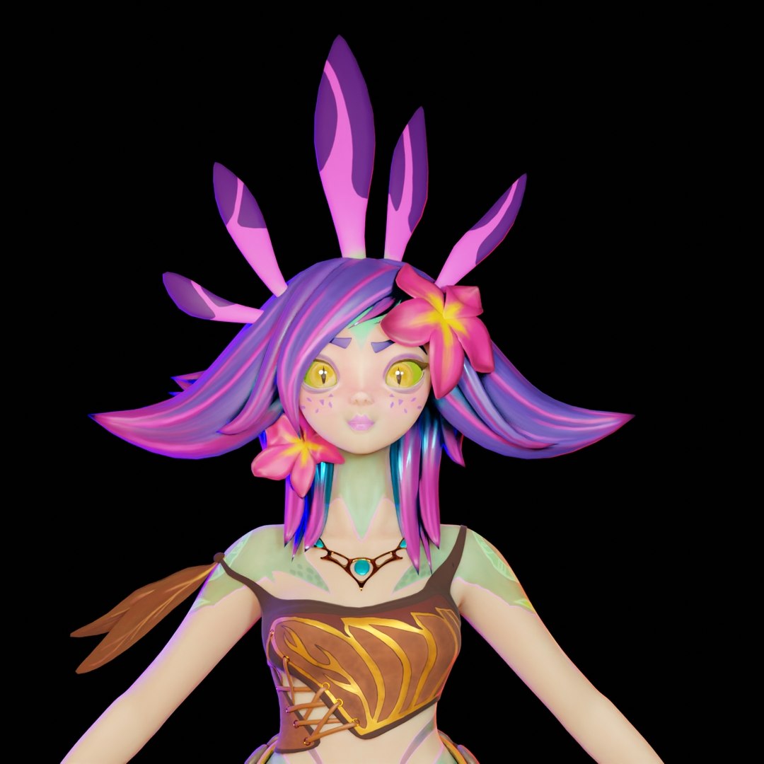 3D Model Neeko LOL - TurboSquid 1996321