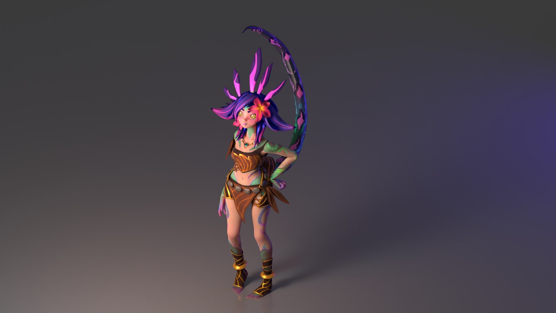 3D model Neeko LOL https://p.turbosquid.com/ts-thumb/sM/zGgn9f/RR/neekoangle/jpg/1670095617/1920x1080/fit_q87/a394794078ba8021164eabd8f85dd0be9fa88fcd/neekoangle.jpg