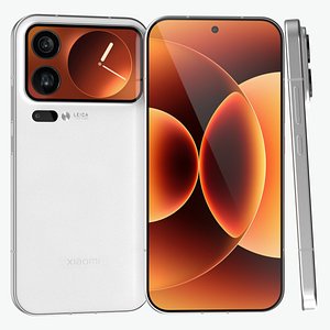 3D model Xiaomi 17 Pro White