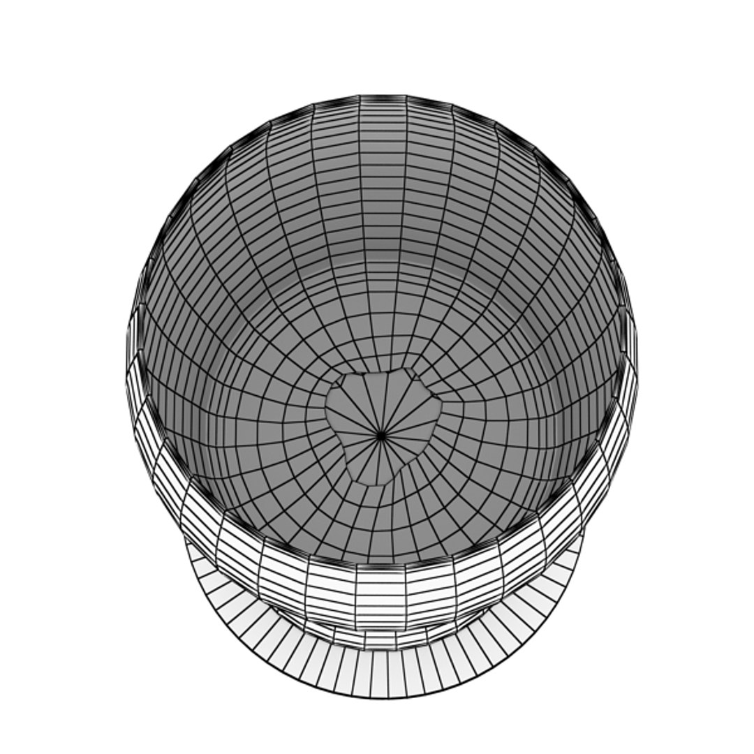 3d model chips bowl pint beer