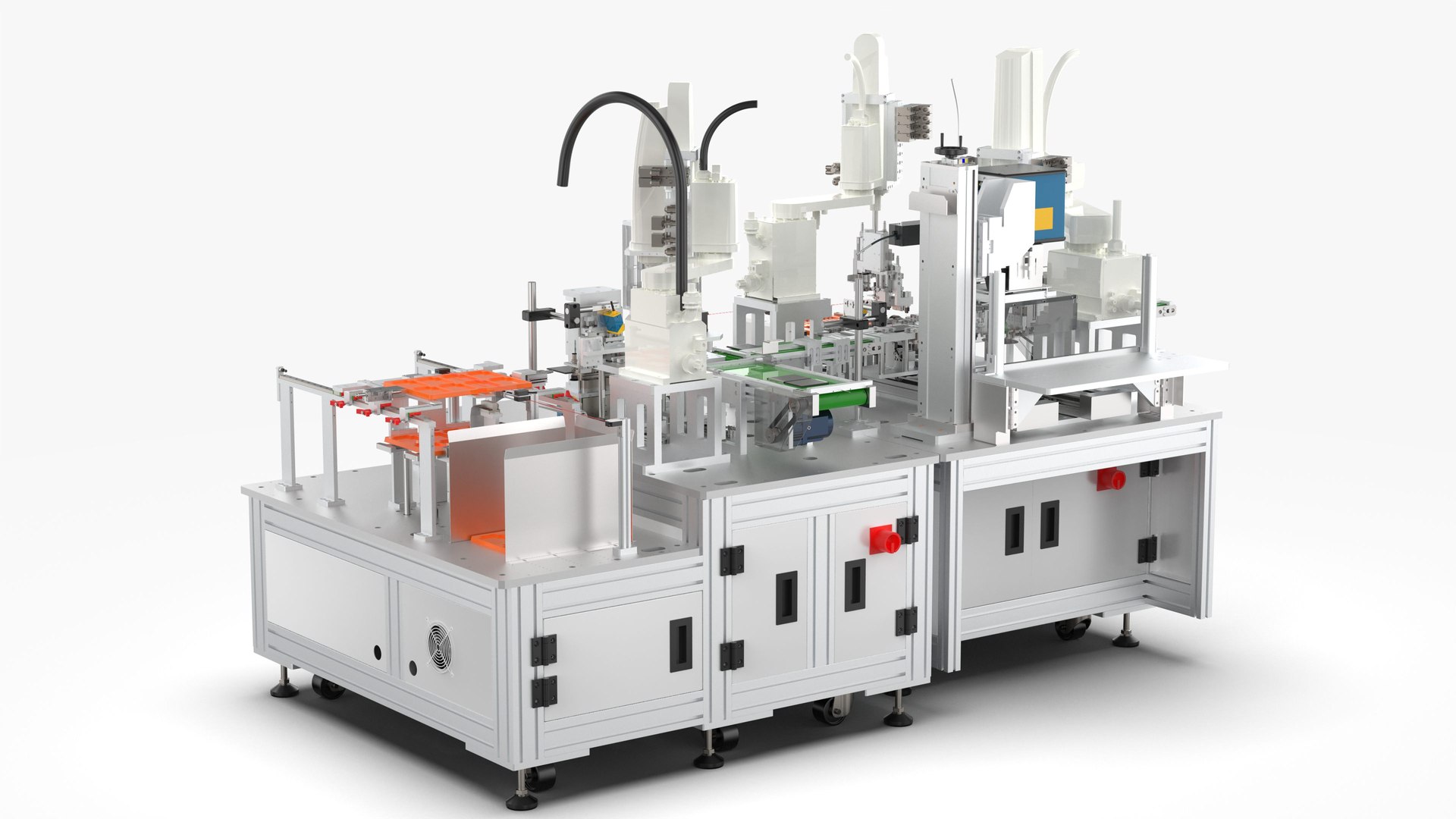 3D Automatic Battery Cell Welding Line - TurboSquid 2108179