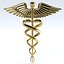황금 Caduceus 기호