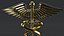 황금 Caduceus 기호