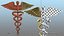 황금 Caduceus 기호