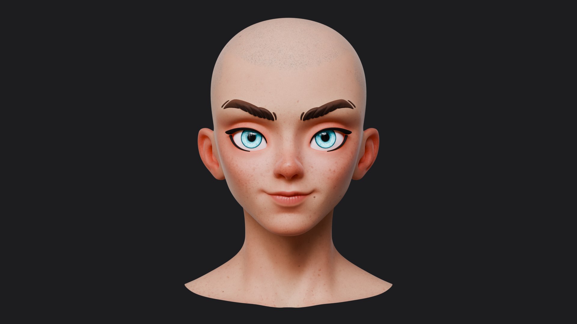 Cartoon Male Head 3D - TurboSquid 2207719