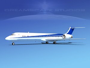 3d md-87 md-80s jet