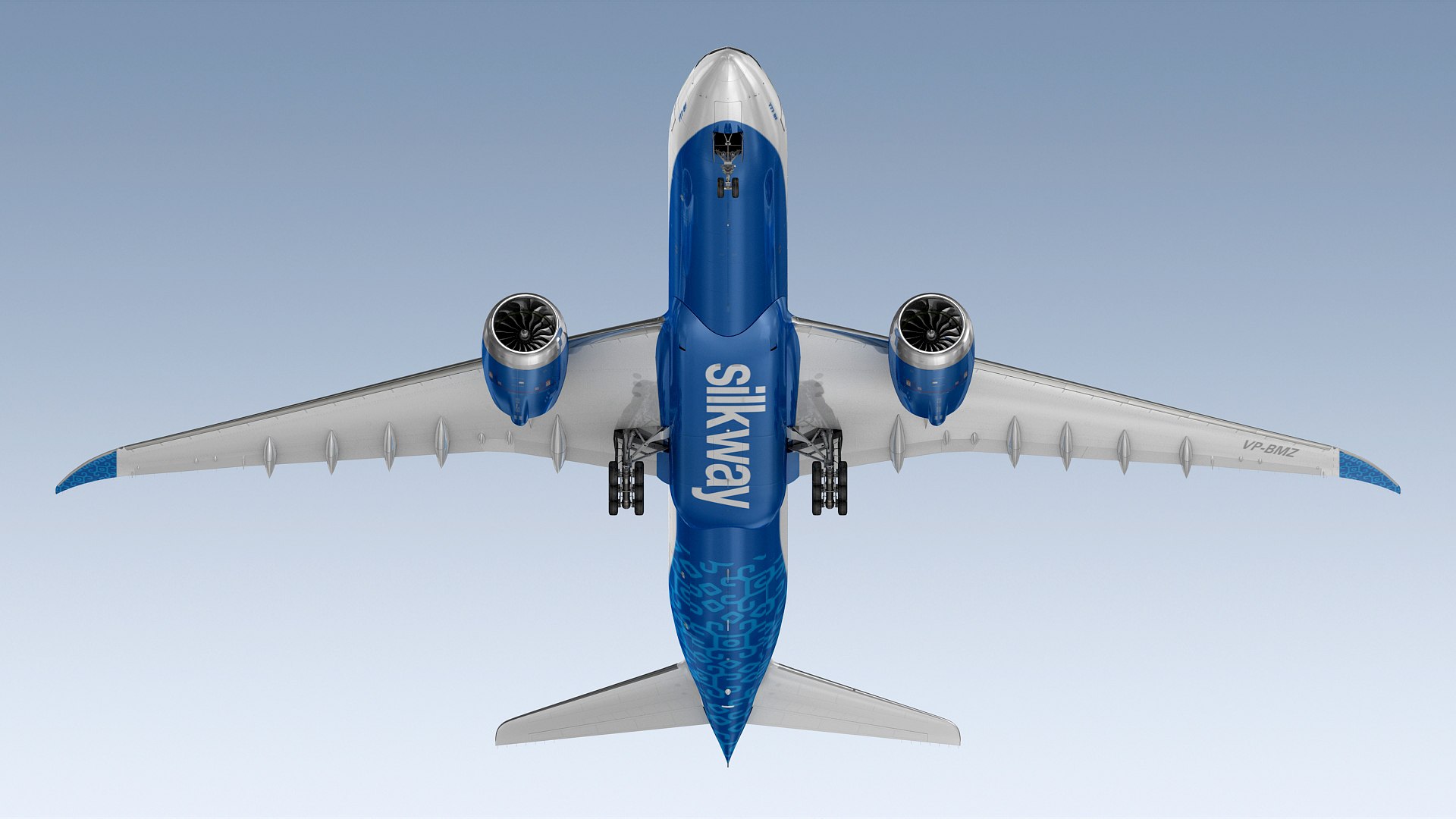 3D Boeing 777-8F Silk Way West Airlines - TurboSquid 2411660