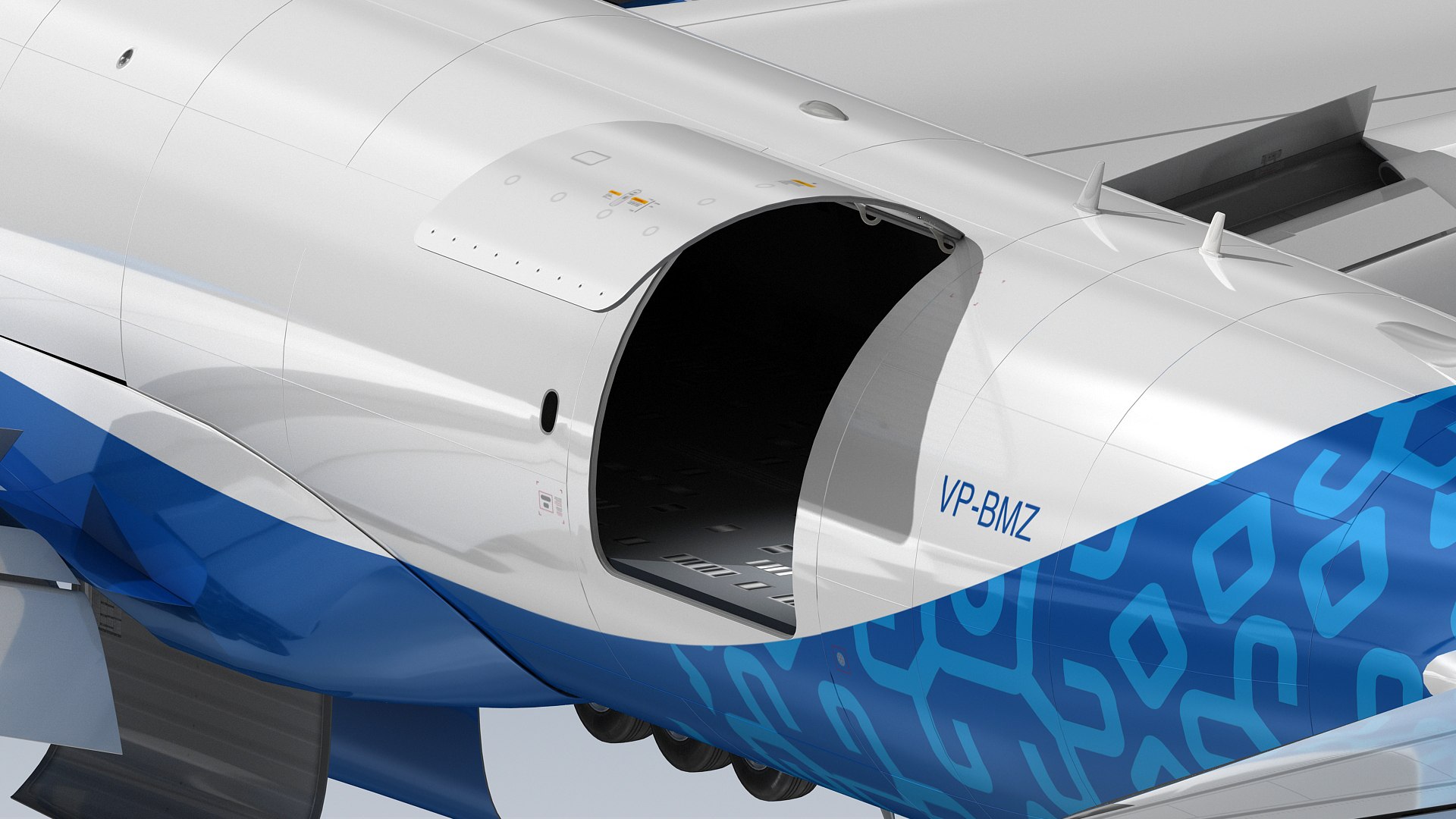 3D Boeing 777-8F Silk Way West Airlines - TurboSquid 2411660