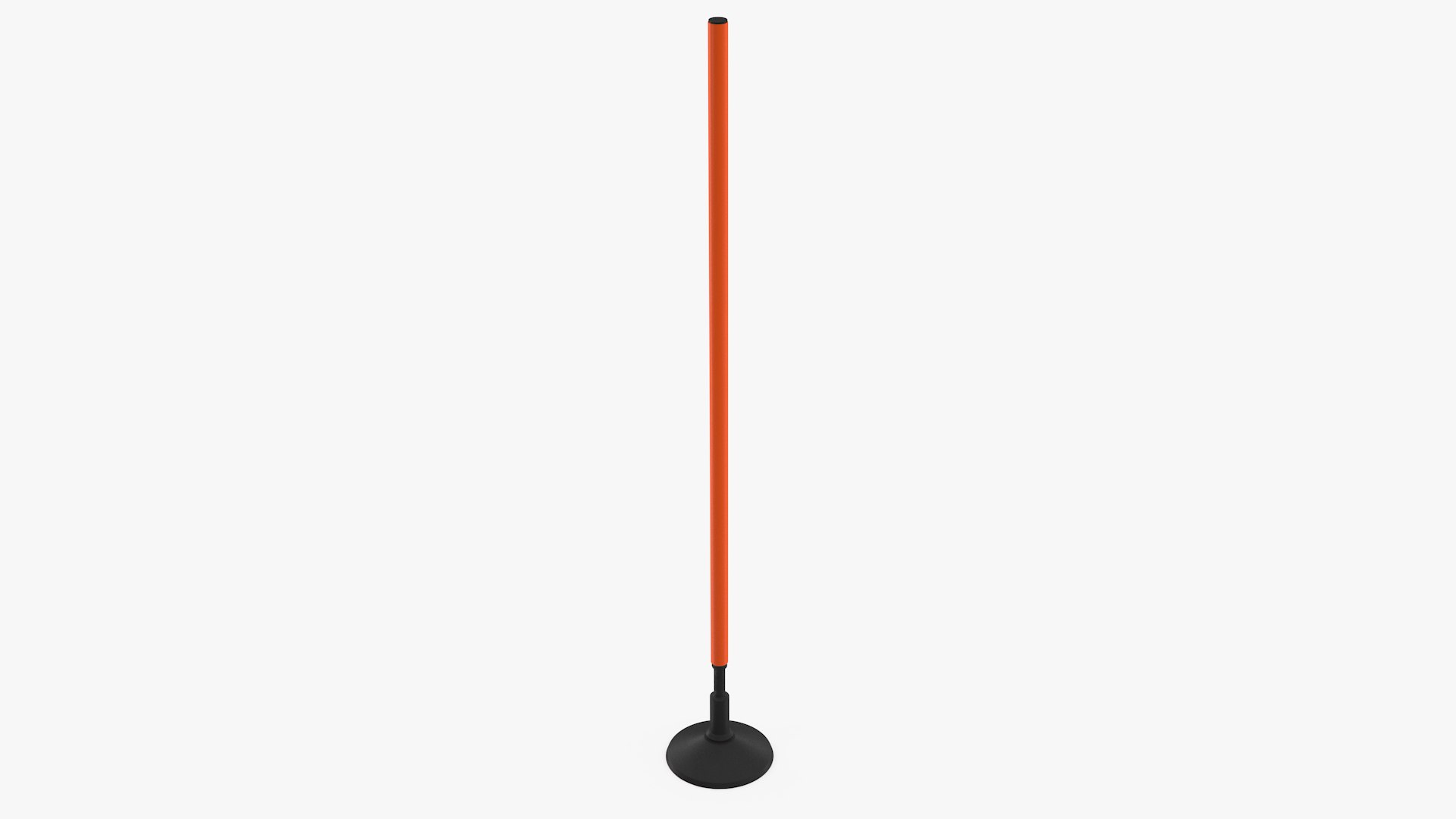 Slalom Pole With Base 3D model preview