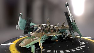 Boomerang ground attack airplane