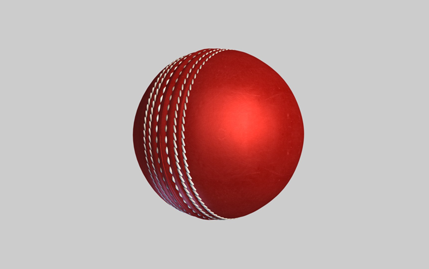 cinema4d red cricket ball