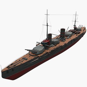 sevastopol battleship ussr 3D model