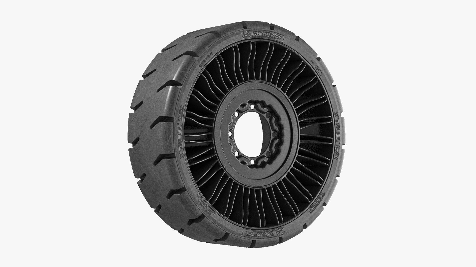 Michelin X Tweel Hard Surface Tire 3D model preview